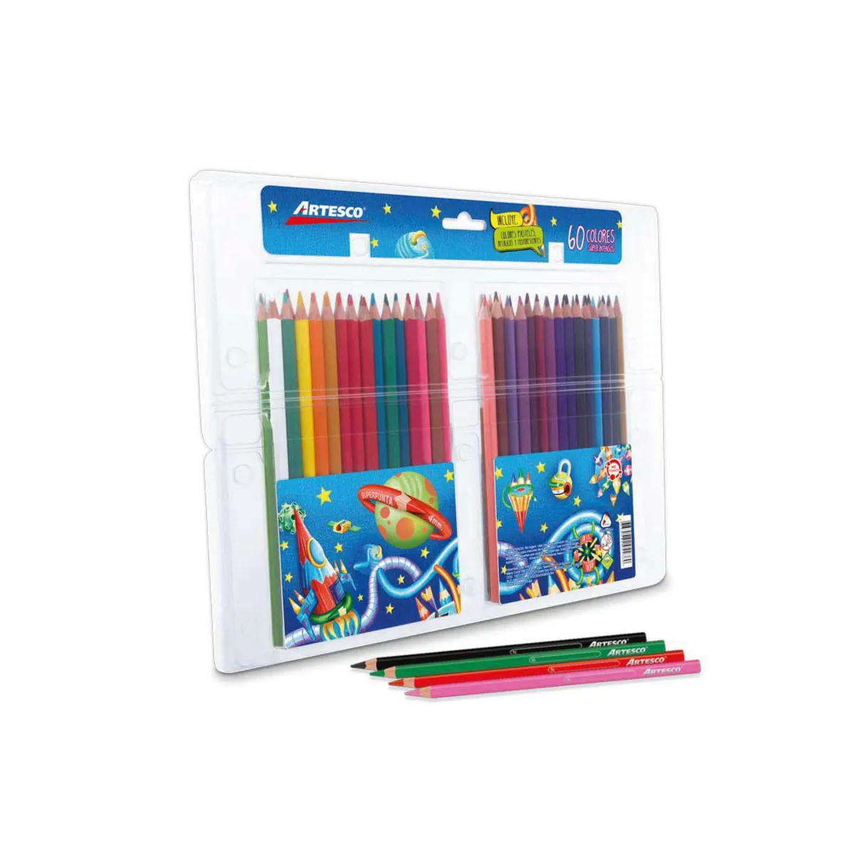 COLORES LARGOSX60 TRIANGULARES - ARTESCO