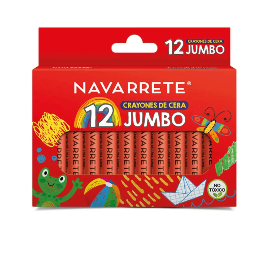 CRAYONES JUMBO CAJAX12 UNID. NAVARRETE
