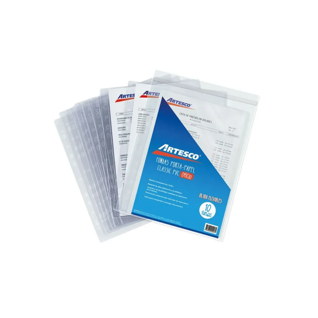 FUNDAS PORTA PAPEL CLASICC OF BOLSAX10 - ARTESCO