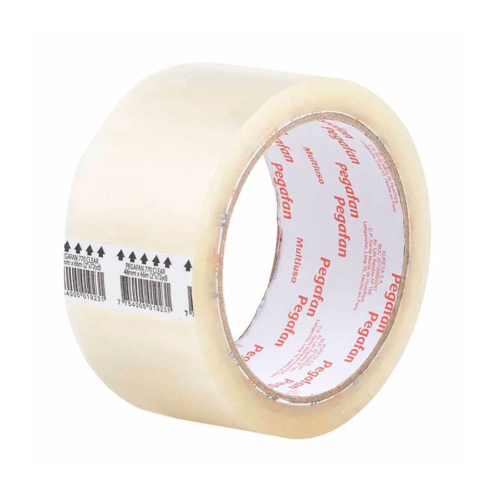 Cinta de Embalaje PEGAFAN 770 Transparente 2 x 72yd