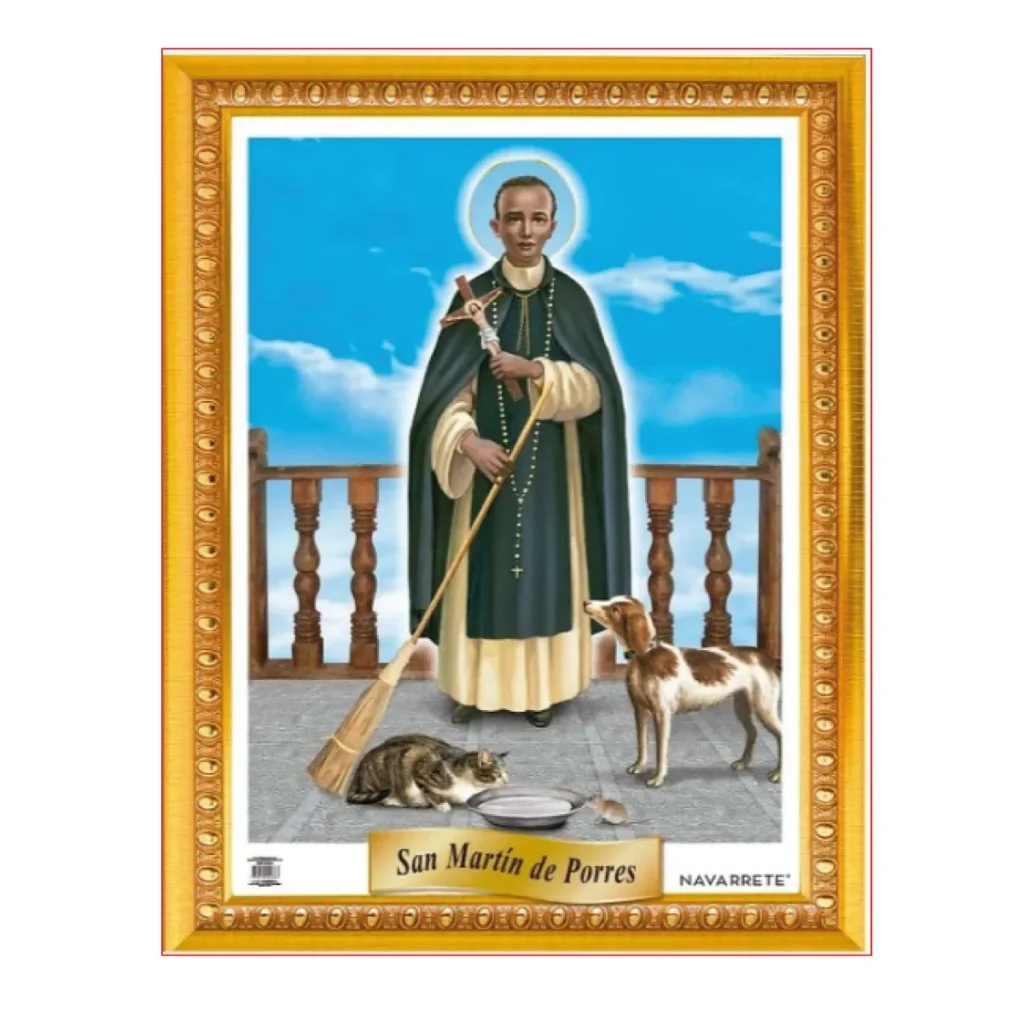 LAMINA MURAL SAN MARTIN DE PORRES