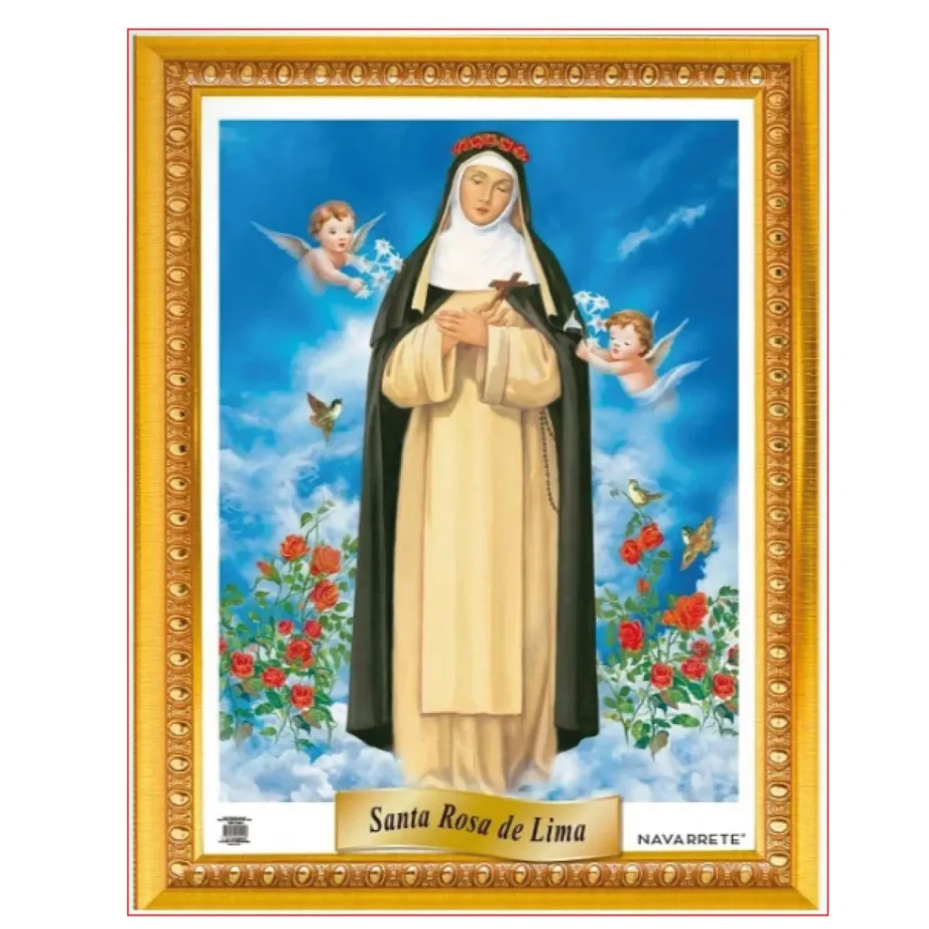 LAMINA MURAL SANTA ROSA DE LIMA
