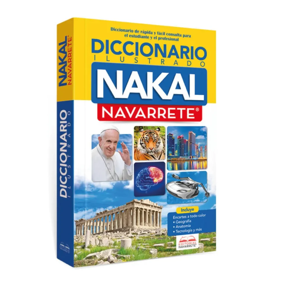 Diccionario ilustrado Nakal tapa blanda para estudiantes