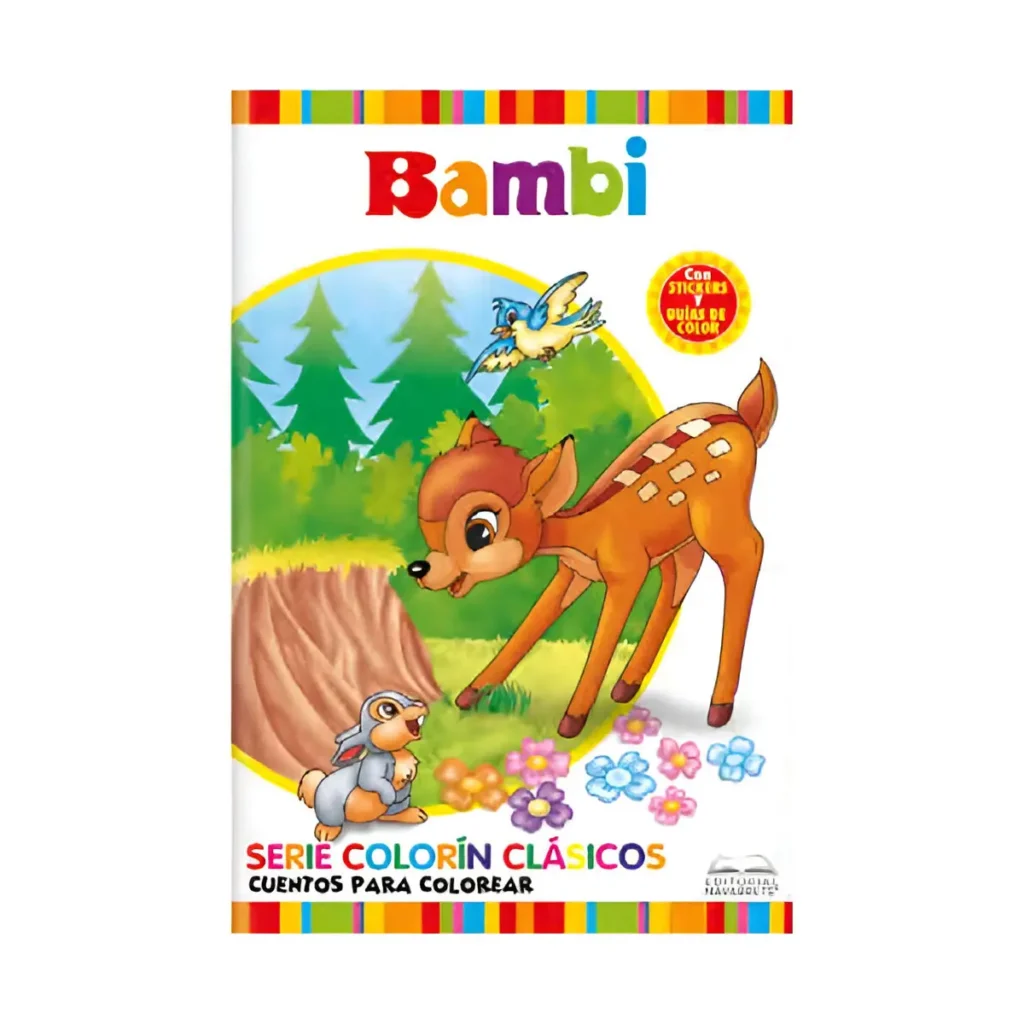 CUENTO COLORIN A4 - BAMBI - NAVARRETE