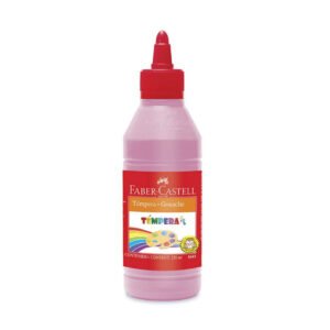 TEMPERA ROSADO 250ML -FABER CASTELL