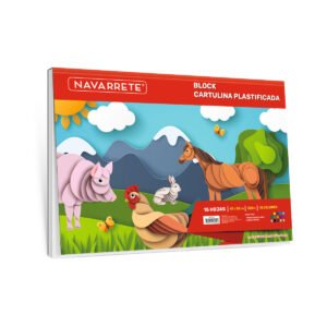 Block de cartulina plastificada 15 hojas