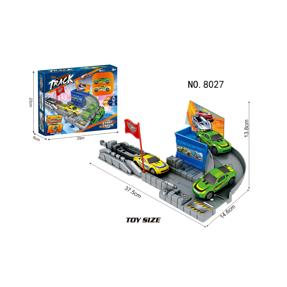 PISTA DE CARRO TRACK+2 CARROS 2 MODELOS