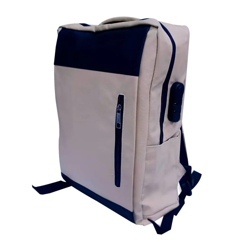 MOCHILA EJECUTIVA CREMA - NAVARRETE