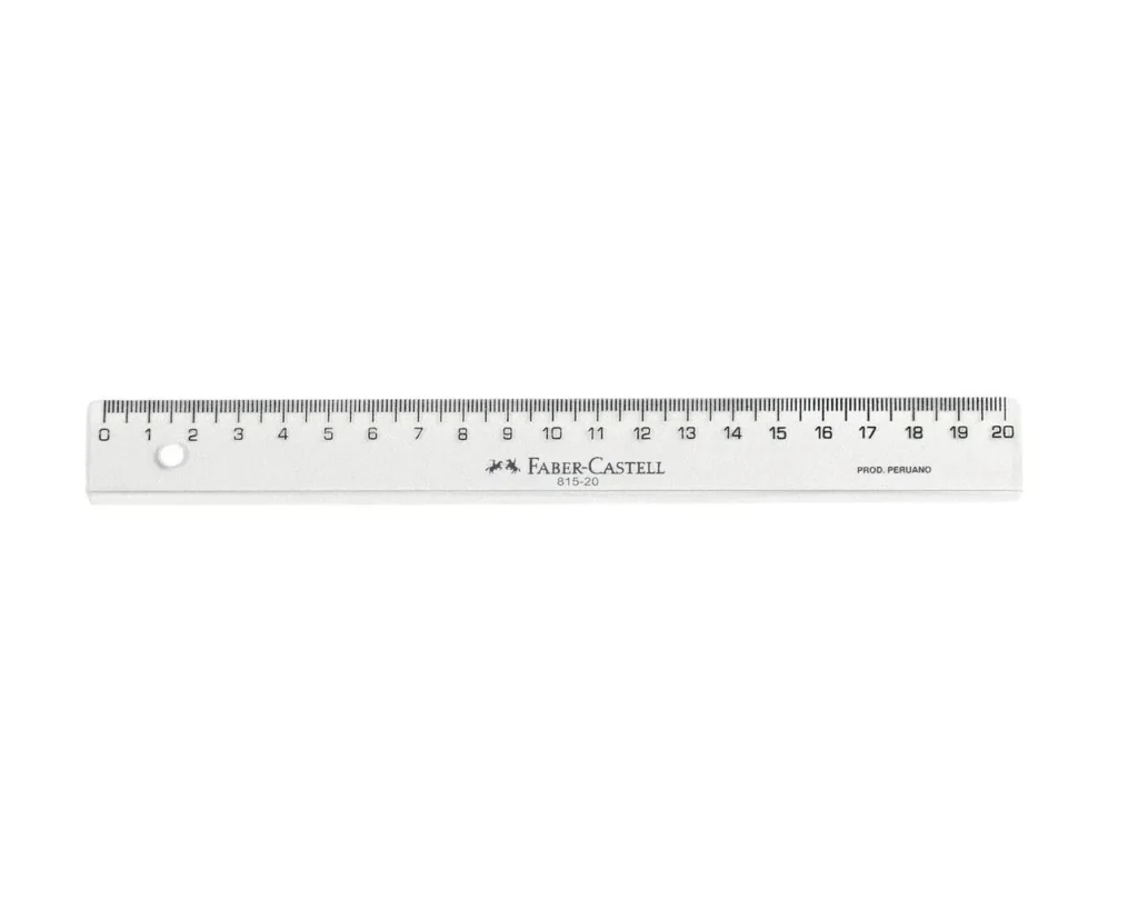 REGLA DE PLASTICO 815-20 CM