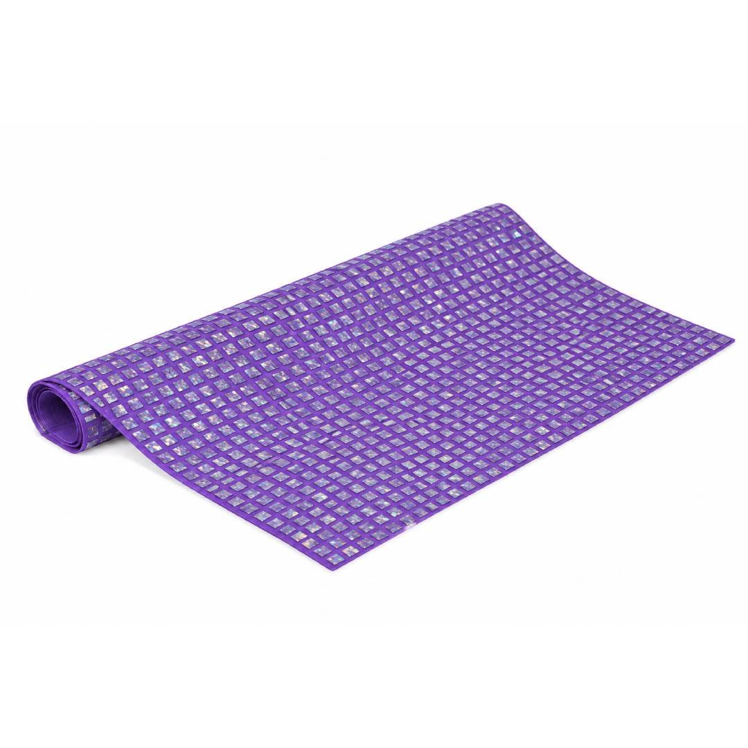 MICROPOROSO MORADO C/CUADROS
