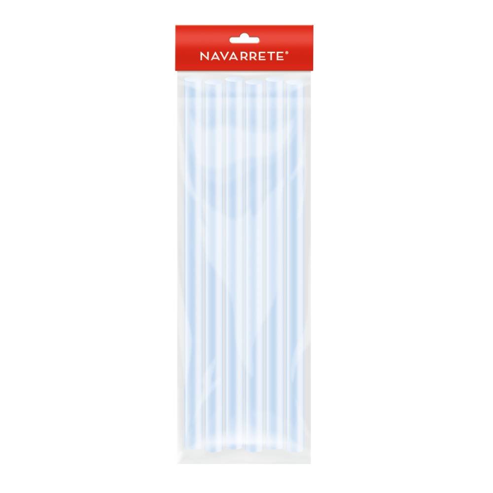 silicona barra gruesa x6 unidades para pistola de calor