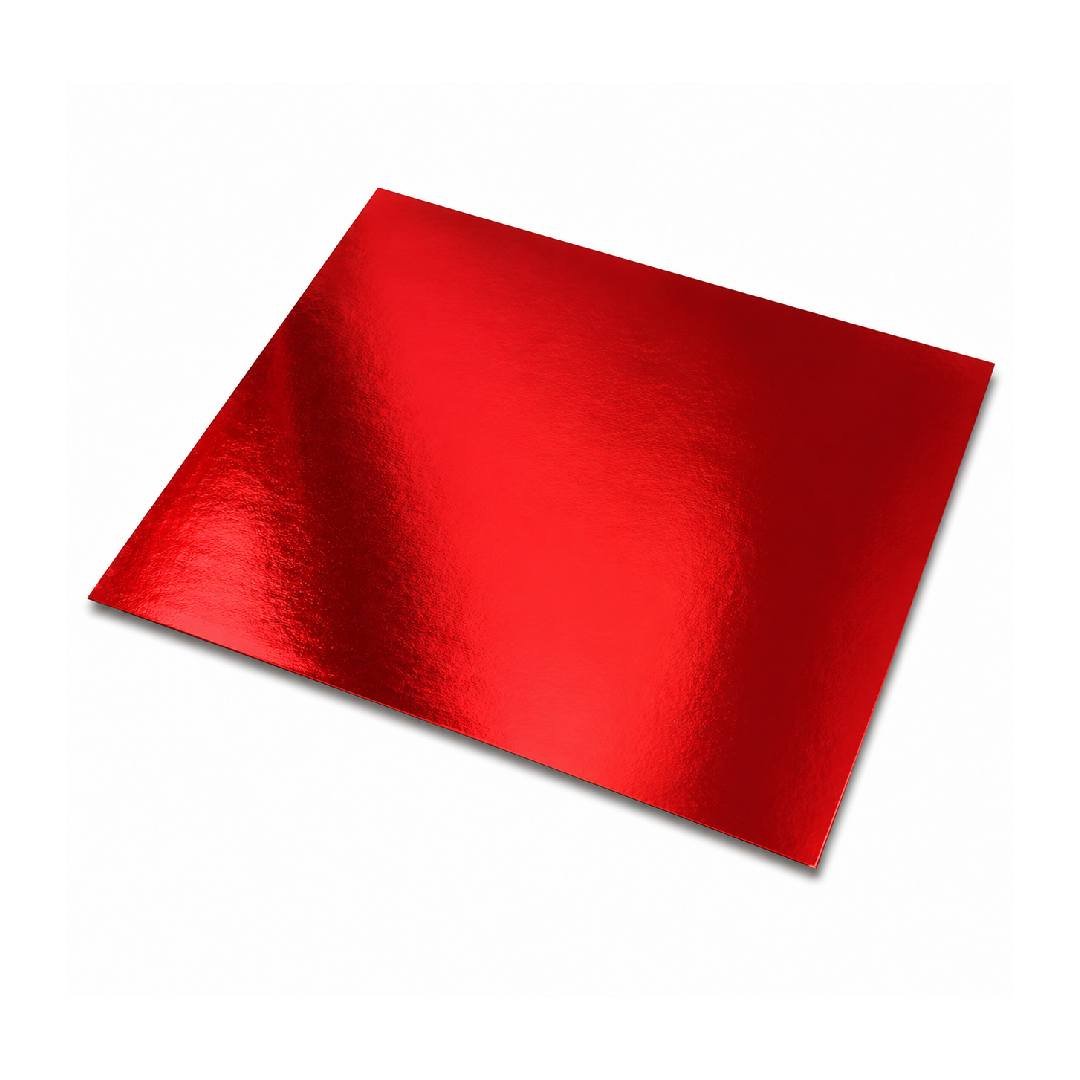 CARTULINA ESPEJO ROJO 70X50CM