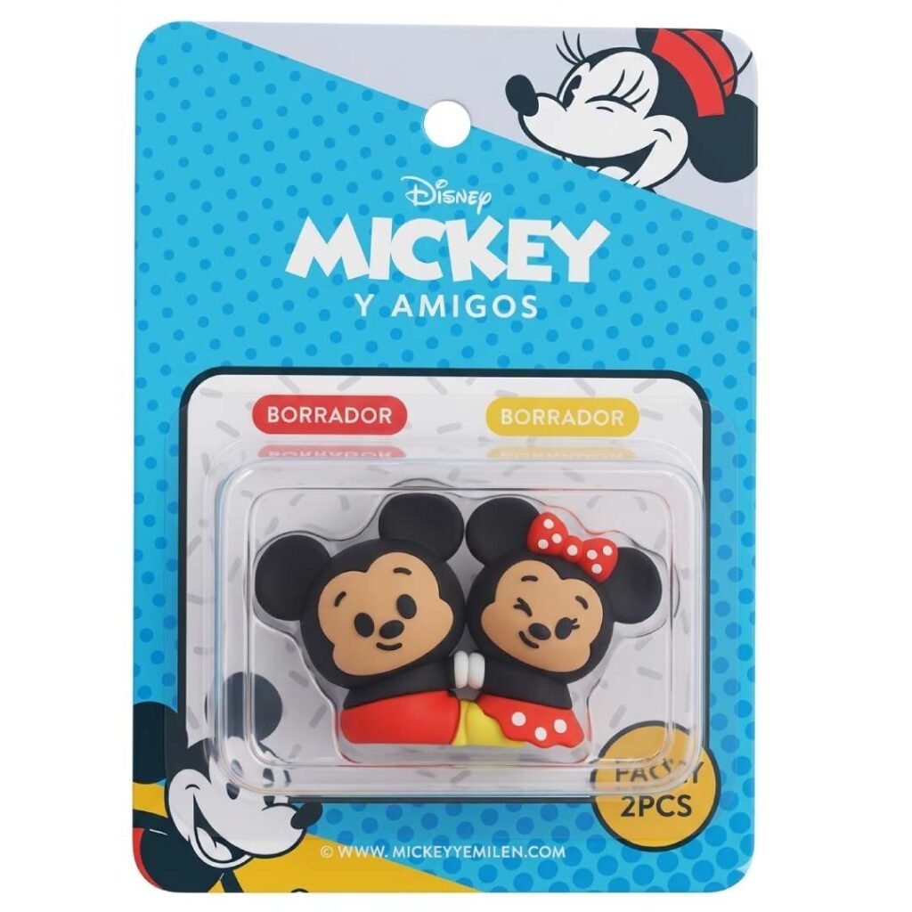 SET BORRADOR-TAJADOR MICKEY Y MINNIE