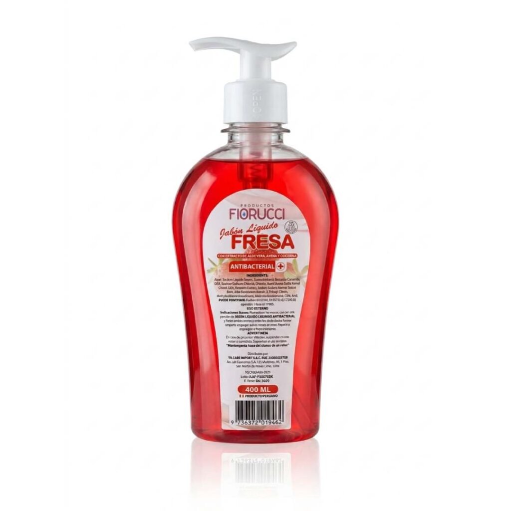 JABON LIQUIDO ANTIBACTERIAL FRESA
