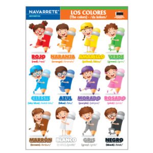 LAMINA MURAL LOS COLORES
