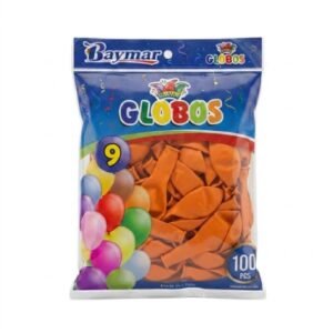 GLOBOS #9 NARANJA BLSX100