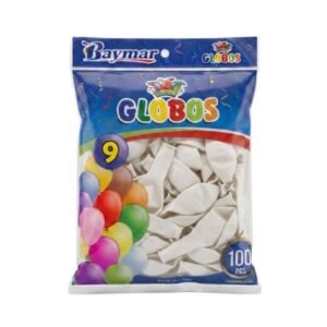 GLOBOS #9 BLANCO BLSX100