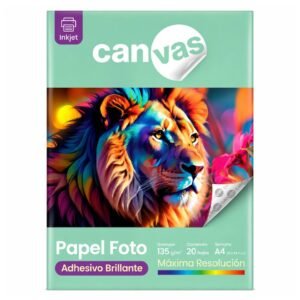 PAPEL FOTOGRAFICO ADHESIVO 135GR A4 X20HJS