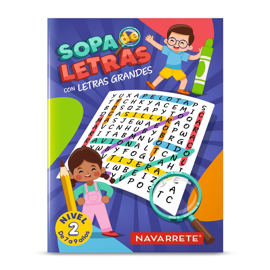 Sopa de letras educativa Navarrete nivel 2