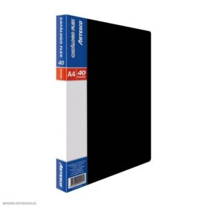 CATALOGO A4 FLEX X 40 FUNDAS NEGRO
